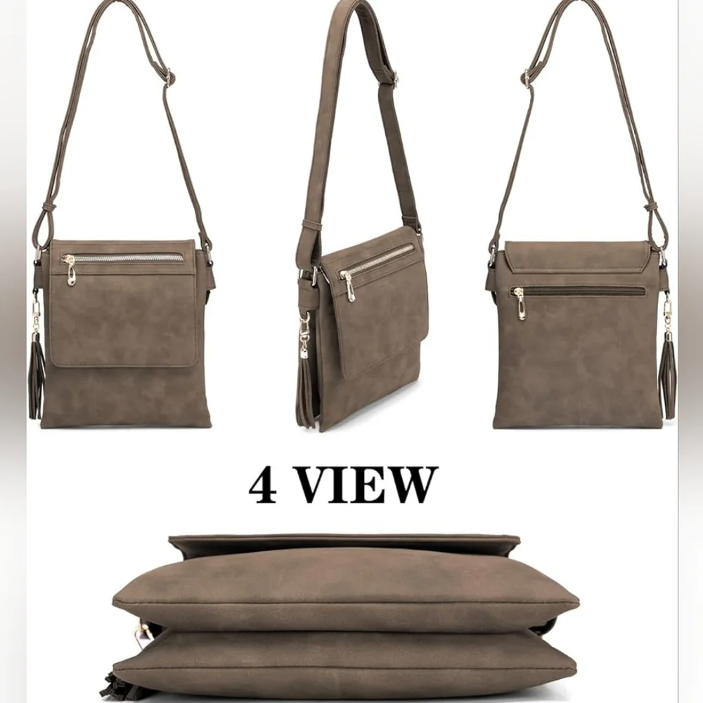 Roulens vegan leather crossbody bag